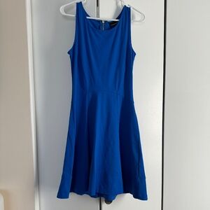 Cynthia Rowley Blue Zipper Dress - Size Small